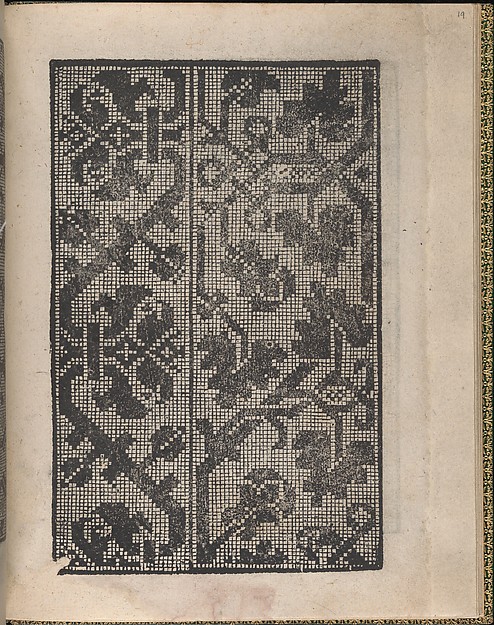 Ornamento delle belle & virtuose donne, page 19 (recto)