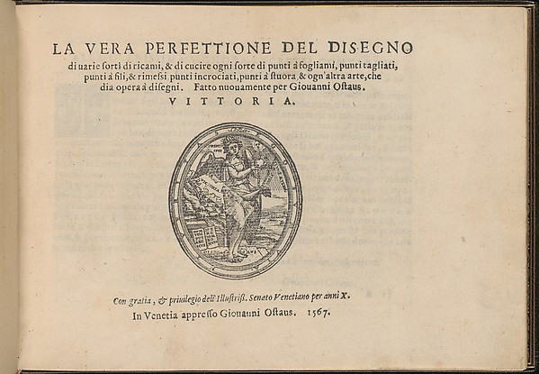 La Vera Perfettione del Disegno di varie sorti di recami