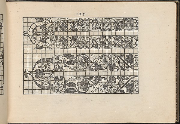La Vera Perfettione del Disegno di varie sorti di recami, page 6 (recto)