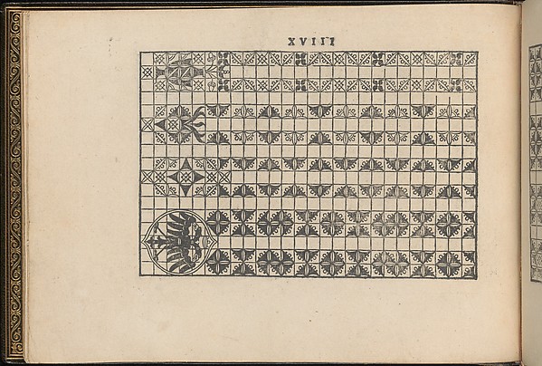 La Vera Perfettione del Disegno di varie sorti di recami, page 9 (verso)