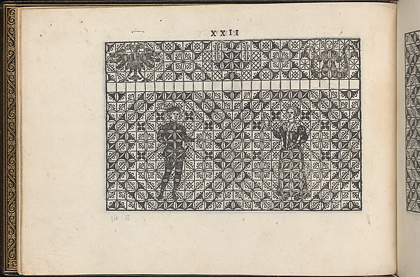 La Vera Perfettione del Disegno di varie sorti di recami, page 11 (verso)