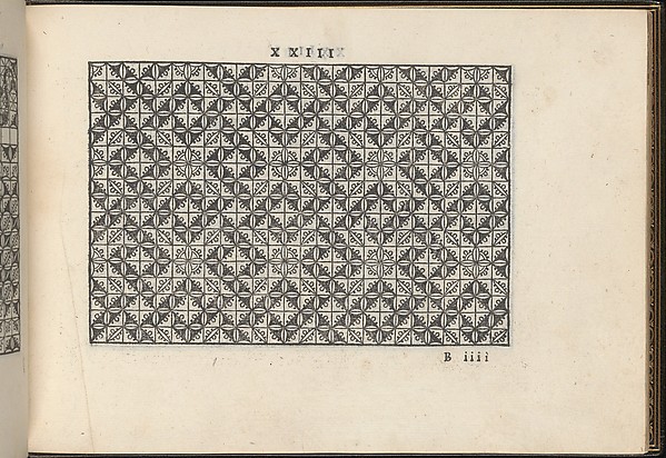 La Vera Perfettione del Disegno di varie sorti di recami, page 12 (recto)