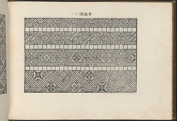 La Vera Perfettione del Disegno di varie sorti di recami, page 13 (recto)