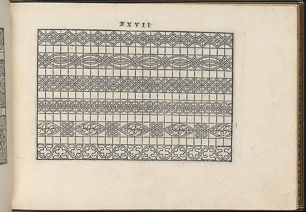 La Vera Perfettione del Disegno di varie sorti di recami, page 14 (recto)