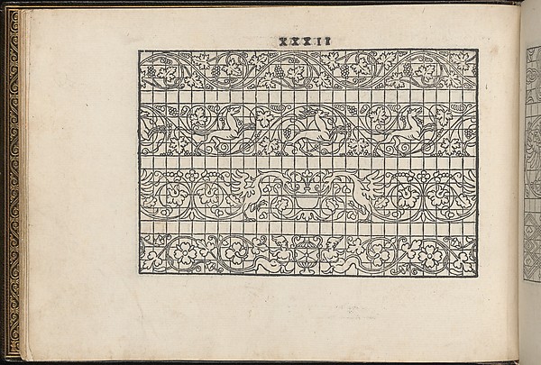 La Vera Perfettione del Disegno di varie sorti di recami, page 16 (verso)