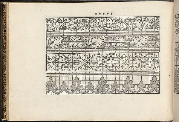 La Vera Perfettione del Disegno di varie sorti di recami, page 18 (verso)