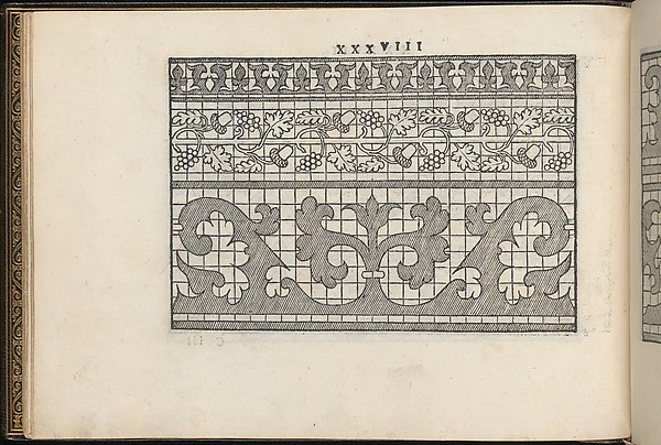 La Vera Perfettione del Disegno di varie sorti di recami, page 19 (verso)
