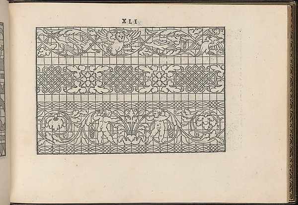 La Vera Perfettione del Disegno di varie sorti di recami, page 21 (recto)