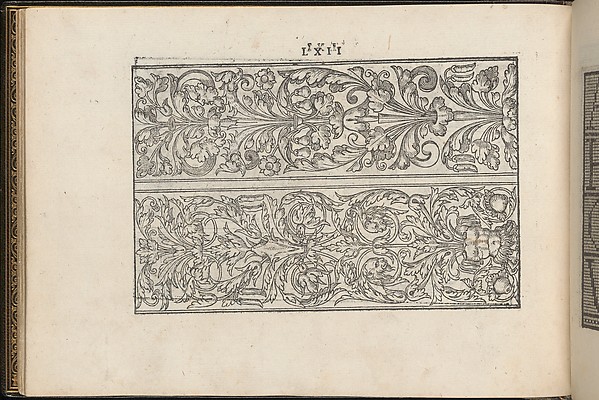 La Vera Perfettione del Disegno di varie sorti di recami, page 31 (verso)