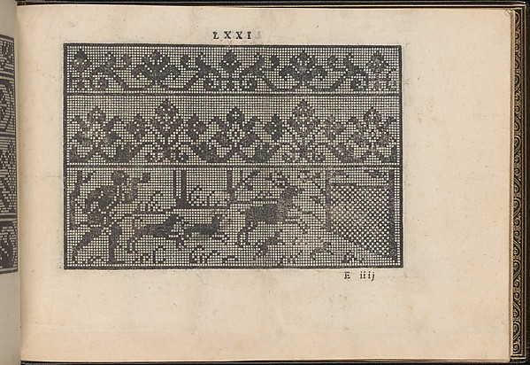 La Vera Perfettione del Disegno di varie sorti di recami, page 36 (recto)