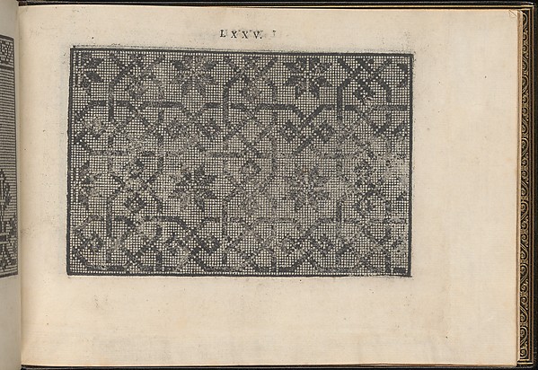 La Vera Perfettione del Disegno di varie sorti di recami, page 38 (recto)