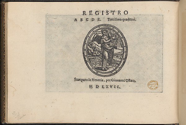 La Vera Perfettione del Disegno di varie sorti di recami, page 40 (verso)