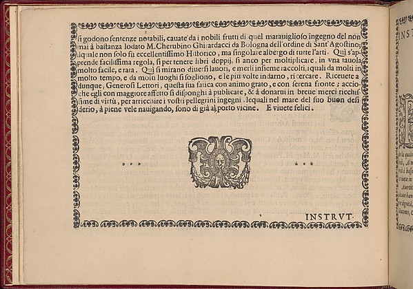Ghirlanda: Di sei vaghi fiori scielti da piu famosi Giardini d'Italia, page 3 (verso)