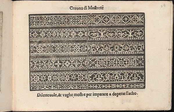Corona delle Nobile et Virtuose Donne, Libro Terzo, page 20 (recto)