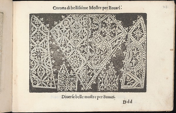 Corona delle Nobile et Virtuose Donne, Libro Terzo, page 21 (recto)