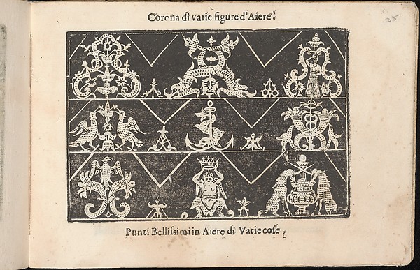 Corona delle Nobile et Virtuose Donne, Libro Terzo, page 25 (recto)