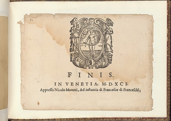 Prima parte de' fiori, page 15 (recto)
