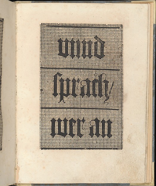 Ein ney Furmbüchlein, Page 8, recto