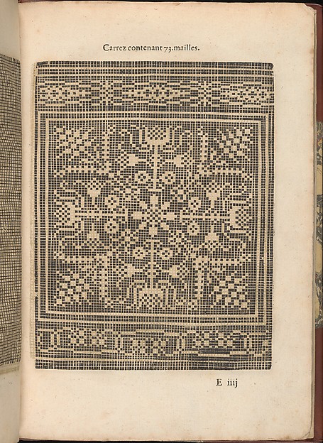 Les Secondes Oeuvres, et Subtiles Inventions De Lingerie du Seigneur Federic de Vinciolo Venitien, page 20 (recto)