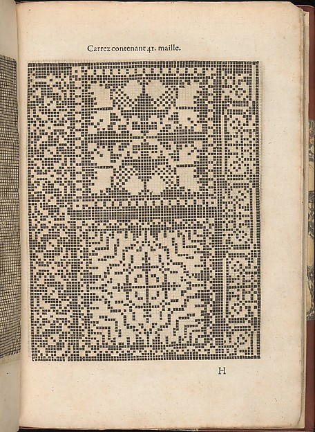 Les Secondes Oeuvres, et Subtiles Inventions De Lingerie du Seigneur Federic de Vinciolo Venitien, page 29 (recto)
