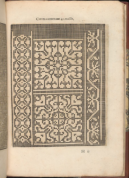 Les Secondes Oeuvres, et Subtiles Inventions De Lingerie du Seigneur Federic de Vinciolo Venitien, page 30 (recto)