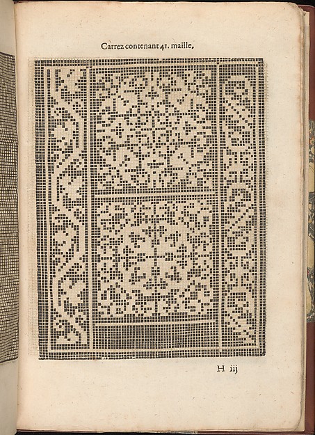 Les Secondes Oeuvres, et Subtiles Inventions De Lingerie du Seigneur Federic de Vinciolo Venitien, page 31 (recto)