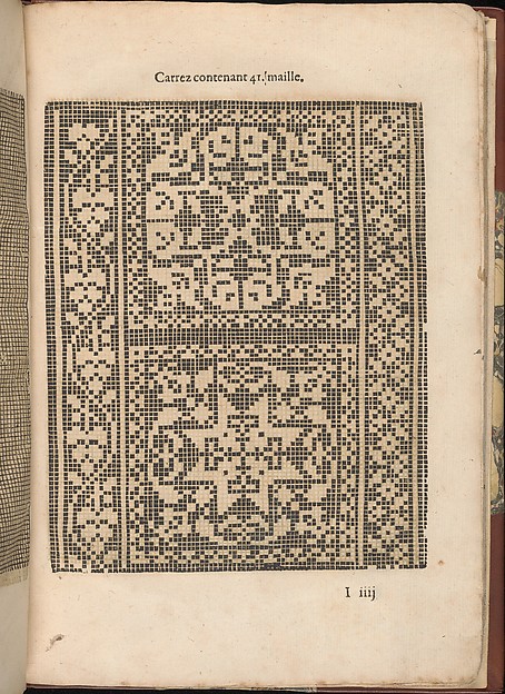 Les Secondes Oeuvres, et Subtiles Inventions De Lingerie du Seigneur Federic de Vinciolo Venitien, page 36 (recto)