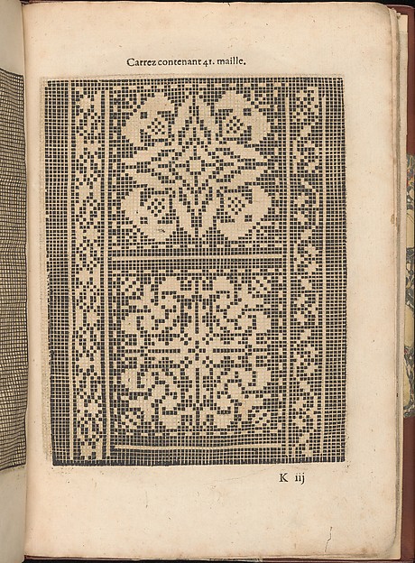 Les Secondes Oeuvres, et Subtiles Inventions De Lingerie du Seigneur Federic de Vinciolo Venitien, page 39 (recto)