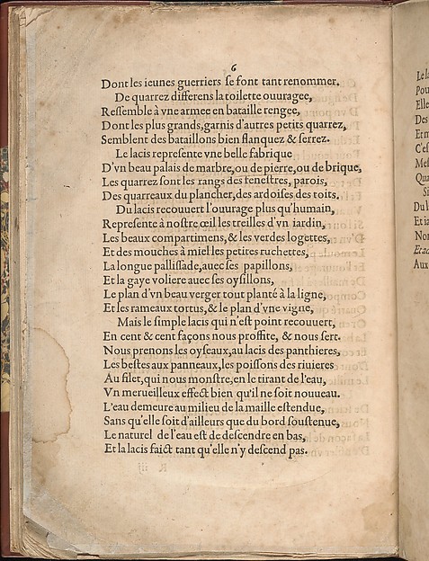 Les Secondes Oeuvres, et Subtiles Inventions De Lingerie du Seigneur Federic de Vinciolo Venitien, page 67 (verso)