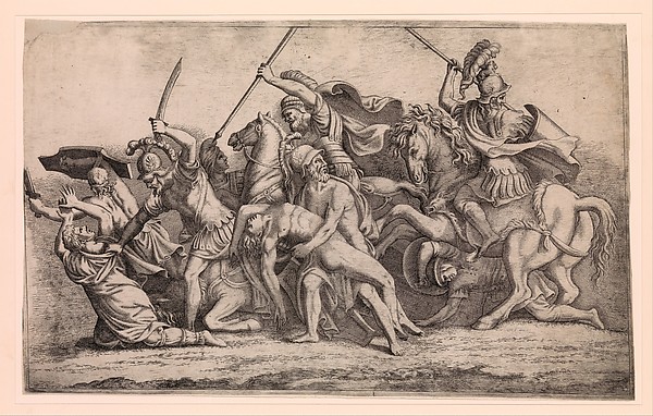 Achilles Removing Patroclus' Body From the Battle