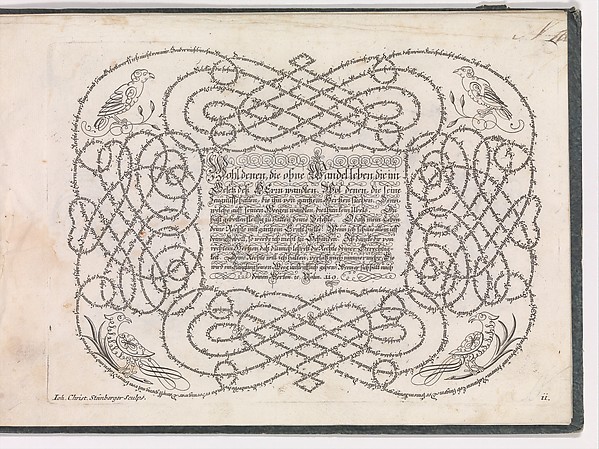 Vorschrifft Teütsch-Lateinisch-und Frantzöischer Schrifften (Examples of German, Latin and French Scripts)