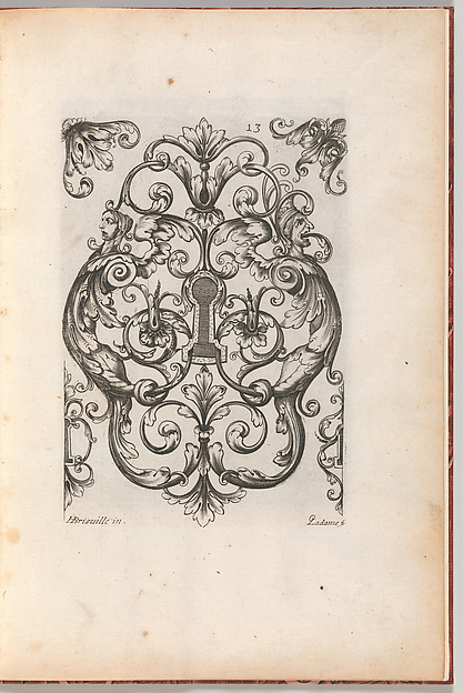 Diverses Pieces de Serruriers, page 14 (recto)