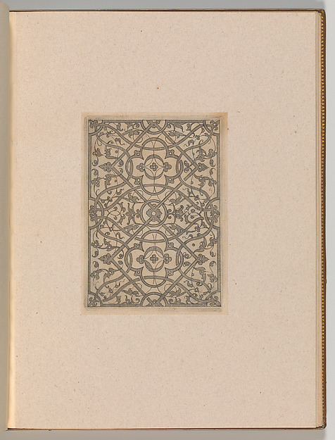 Copies after the 'Livre contenant passement de moresques' (plate 3)