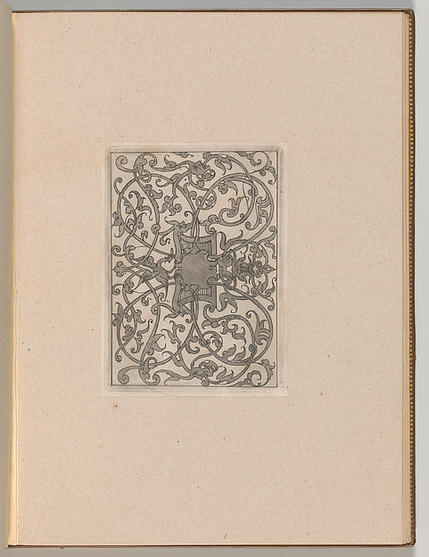 Copies after the 'Livre contenant passement de moresques' (plate 4)