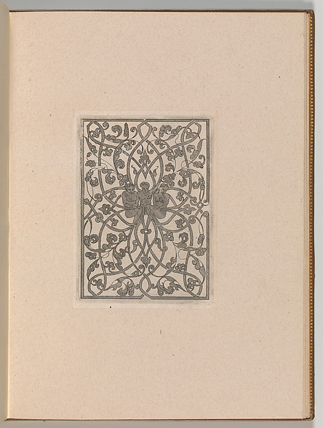 Copies after the 'Livre contenant passement de moresques' (plate 8)