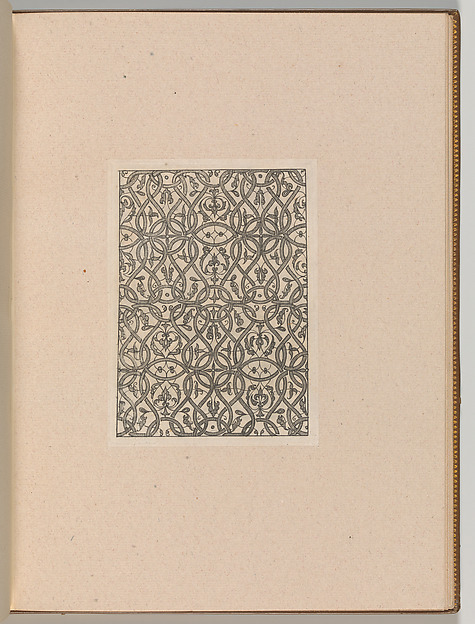 Copies after the 'Livre contenant passement de moresques' (plate 9)