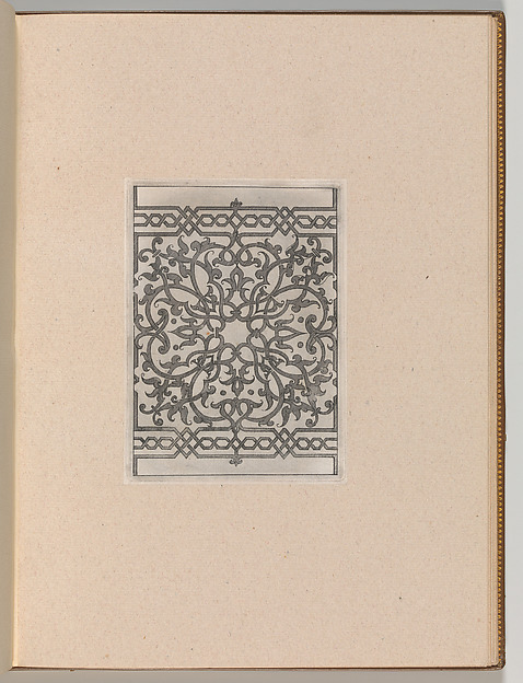Copies after the 'Livre contenant passement de moresques' (plate 10)