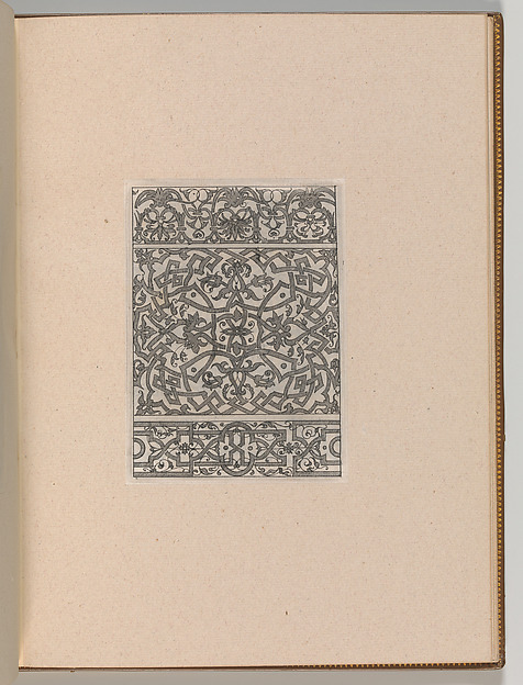 Copies after the 'Livre contenant passement de moresques' (plate 14)