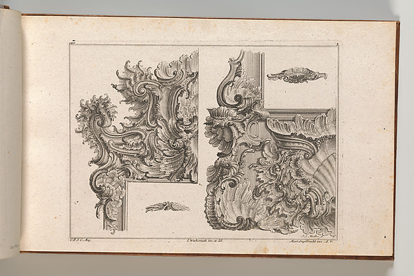 Suggestions for the Decoration of Frames, plate 3 from "Auβzierungen zu Thüren u. Fenster sehr nutzlich zu gebrauchen"
