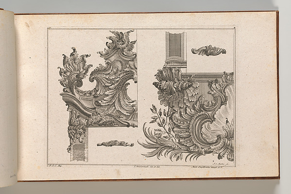 Suggestions for the Decoration of Frames, plate 4 from "Auβzierungen zu Thüren u. Fenster sehr nutzlich zu gebrauchen"