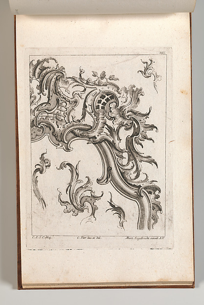 Various Designs for Rocaille Ornaments, Plate 2  from an Untitled Series of Rocaille Ornaments for Frames