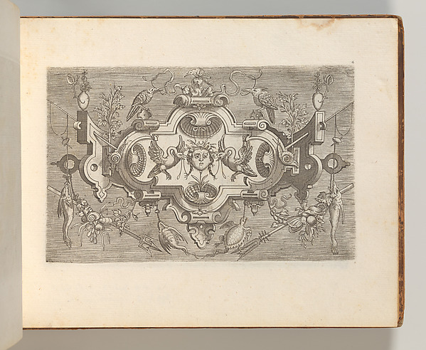 Targhe ed altri ornati di varie e capricciose invenzioni (Cartouches and other ornaments of various and capricious invention, page 4)