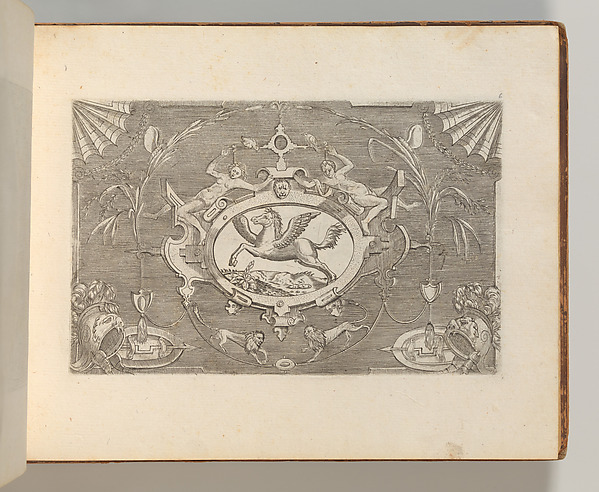 Targhe ed altri ornati di varie e capricciose invenzioni (Cartouches and other ornaments of various and capricious invention, page 6)