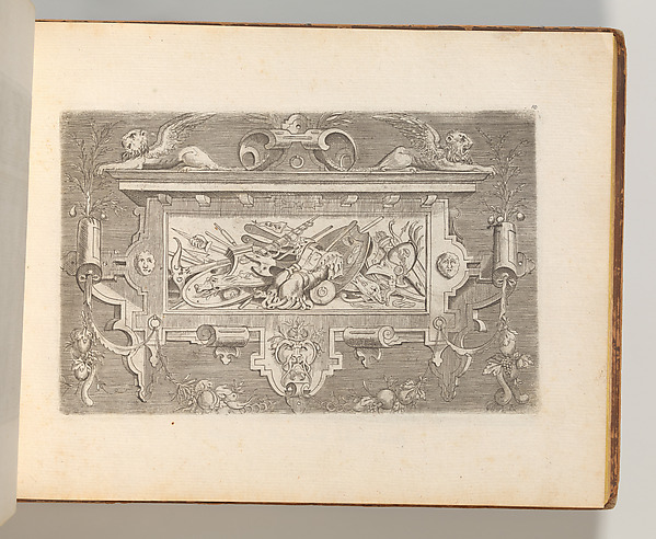 Targhe ed altri ornati di varie e capricciose invenzioni (Cartouches and other ornaments of various and capricious invention, page 10)