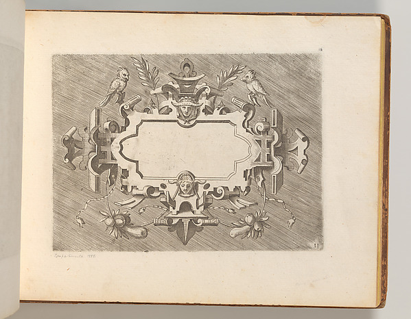 Targhe ed altri ornati di varie e capricciose invenzioni (Cartouches and other ornaments of various and capricious invention, page 13)