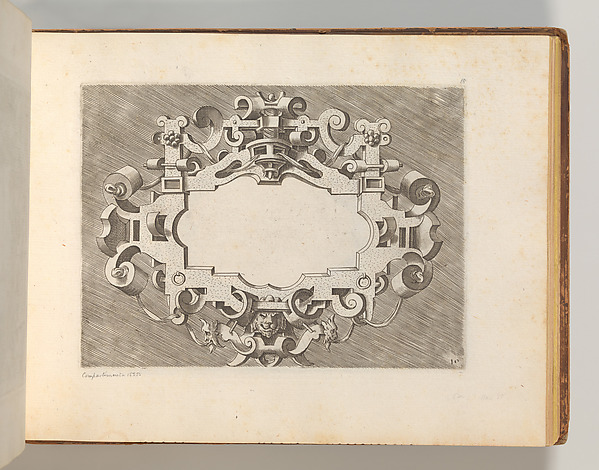 Targhe ed altri ornati di varie e capricciose invenzioni (Cartouches and other ornaments of various and capricious invention, page 21)
