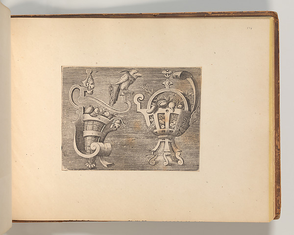 Series of Cartouches, in: Targhe ed altri ornati di varie e capricciose invenzioni (Cartouches and other ornaments of various and capricious invention, page 45)
