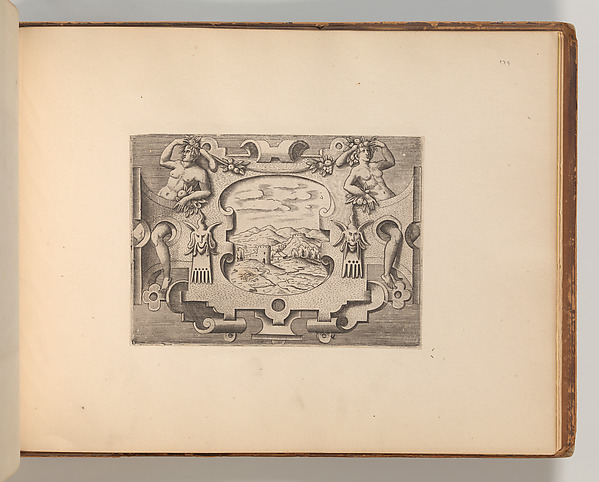 Series of Cartouches, in: Targhe ed altri ornati di varie e capricciose invenzioni (Cartouches and other ornaments of various and capricious invention, page 53)
