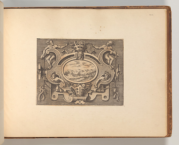 Series of Cartouches, in: Targhe ed altri ornati di varie e capricciose invenzioni (Cartouches and other ornaments of various and capricious invention, page 53)