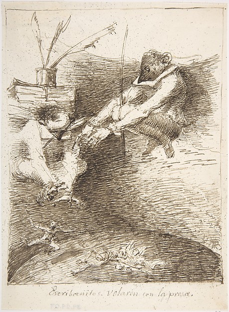 The Notaries Flew of With The Prey ("Escribanitos volaron con la presa")